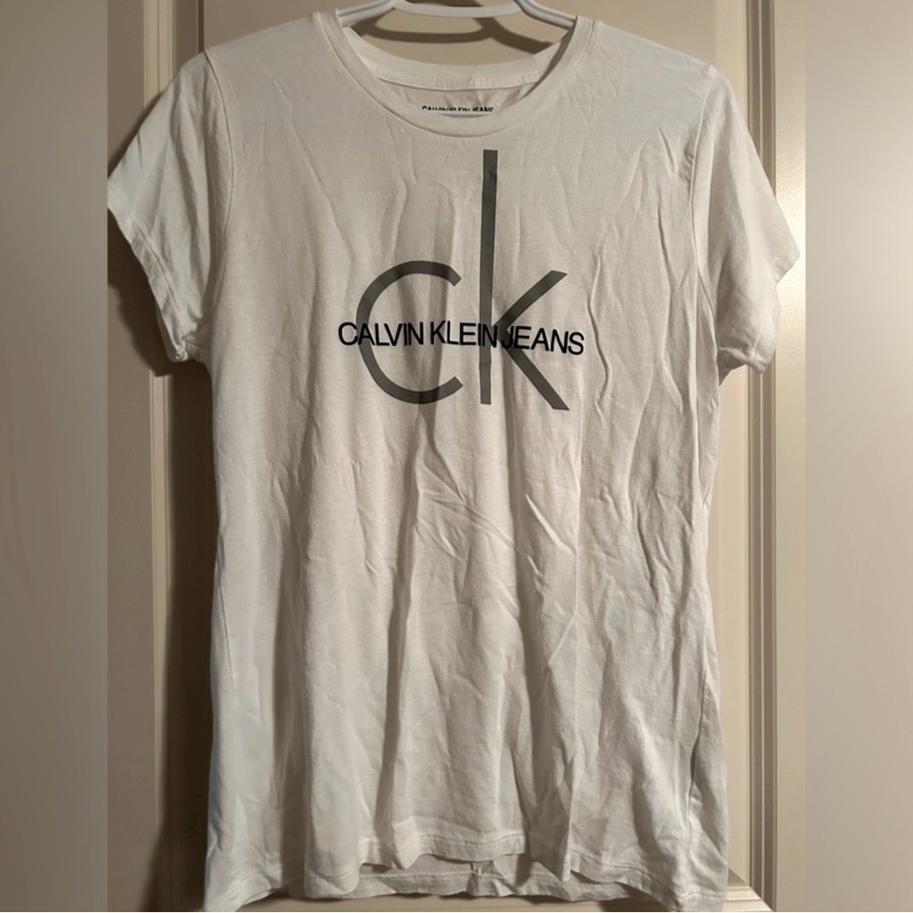 Calvin Klein White Short Sleeve Tee